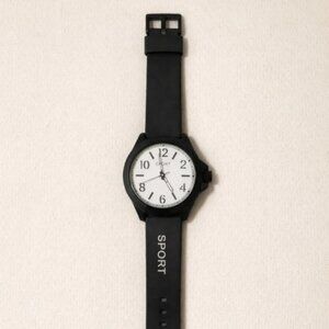 Classic Black Wristwatch